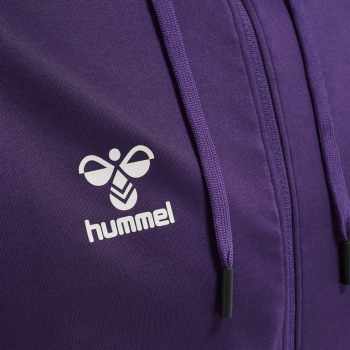 Hummel Core XK Kapuzenjacke - Acai/Weiß